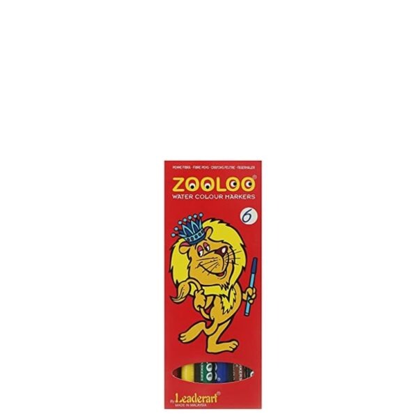 علبة الوان فلومستر زولو 6 لون - Zooloo